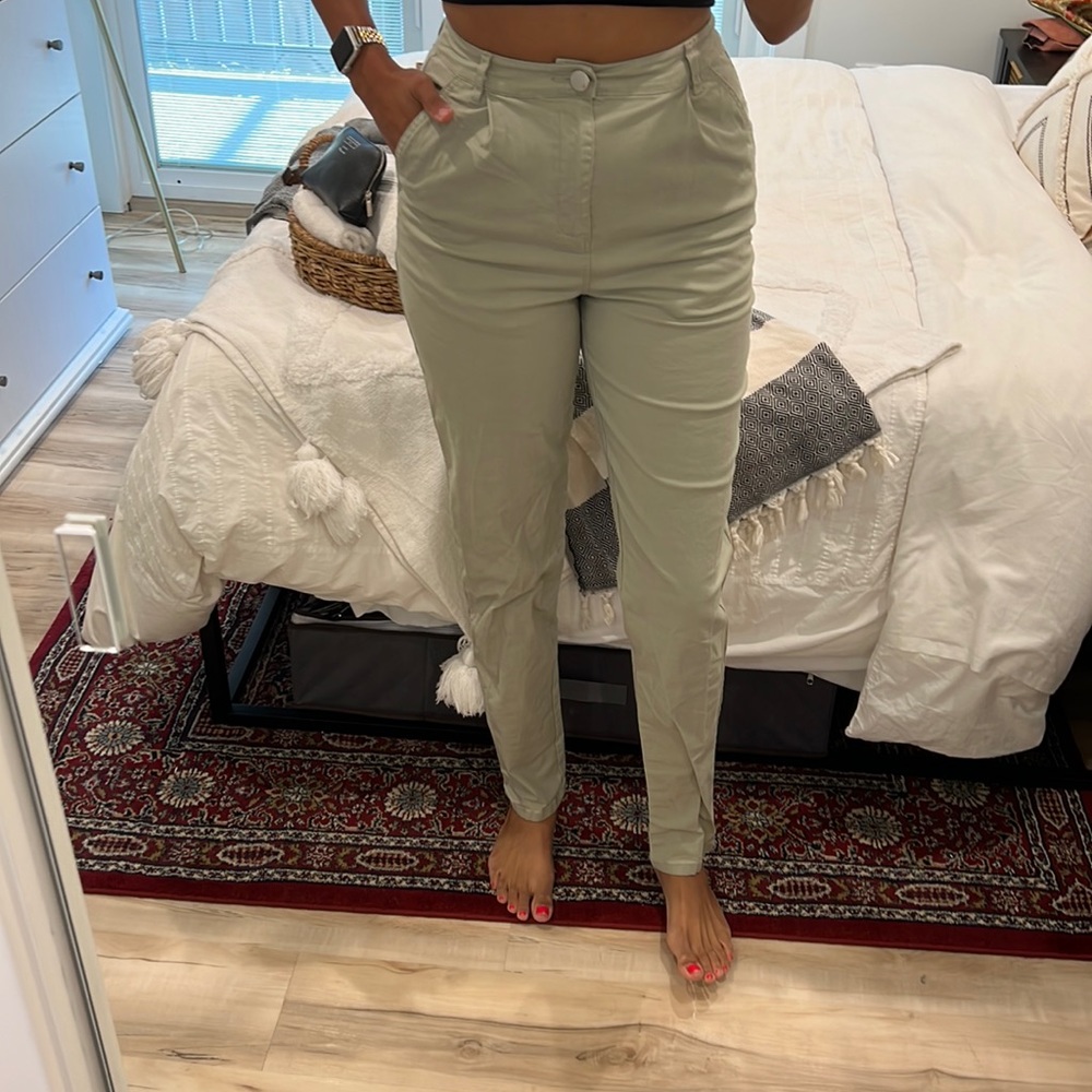ASOS DESIGN Tall Chino Pants in Sage